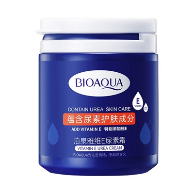 (НЕМНОГО ПОДТЕКШИЙ) Крем увлажняющий с мочевиной и витамином Е Bioaqua Vitamin E Urea Cream, 170 гр.