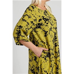 Платье  6168/02/Горчичный, черный