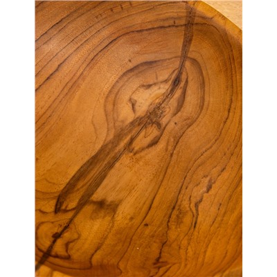 УЦЕНКА Тарелка 20×18×8 см, тиковое дерево