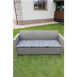 Матрас Bio-Line для садовой мебели с завязками с 2 сторон MO55x165