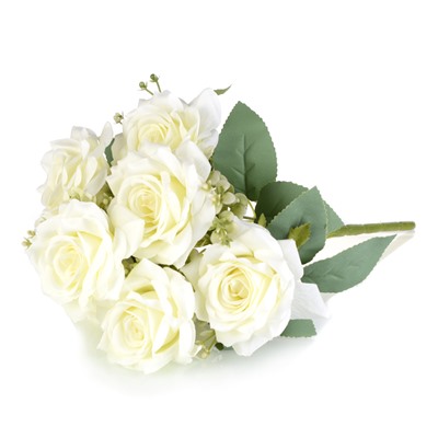 Цветок искусственный Букет роз 45 см / GT41-26 /уп 75/300/