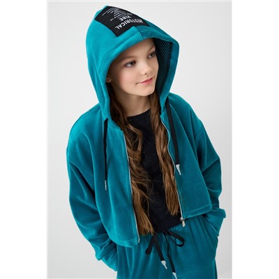 Комплект трикотажный для девочек: толстовка, брюки PLAYTODAY, 1241072