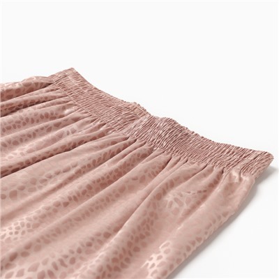 Пижама женская (рубашка, брюки) KAFTAN «Леопард», золотая, размер 40-42