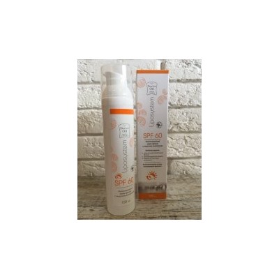 Крем-фильтр Липосомальный для лица и шеи SPF 60 с морским коллагеном liposystem