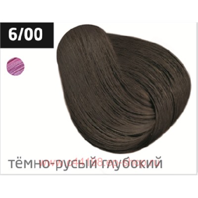 OLLIN PERFORMANCE  6/00 темно-русый глубокий 60мл Перманентная крем-краска для волос