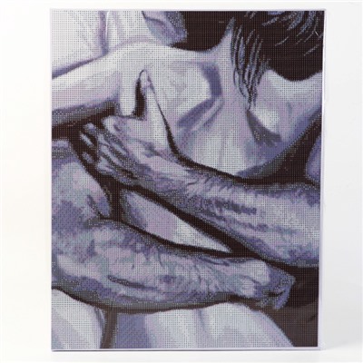 Алмазная вышивка полное заполнение «Пара», на раме, 40×50 см