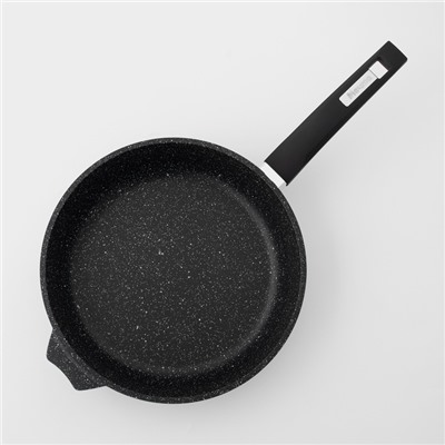 Сковорода Мечта «Гранит Black» Induction Pro, d=26 см, пластиковая ручка, антипригарное покрытие, индукция, чёрная