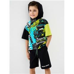 Комплект трикотажный для мальчиков: фуфайка (футболка), шорты