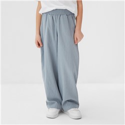 Брюки для девочки KAFTAN «Полоска», размер 30 (98-104 см), голубые