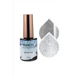 Manita Professional Гель-лак для ногтей светоотражающий / Reflective №01, 10 мл KRISTALLER, 1109837