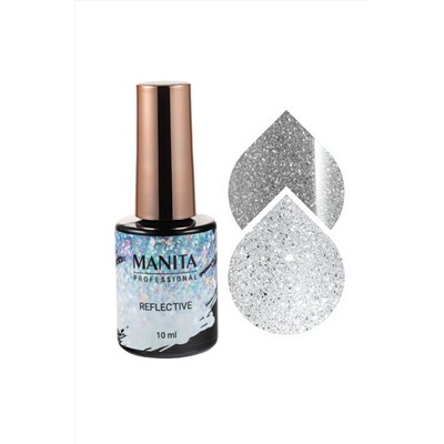Manita Professional Гель-лак для ногтей светоотражающий / Reflective №01, 10 мл KRISTALLER, 1109837