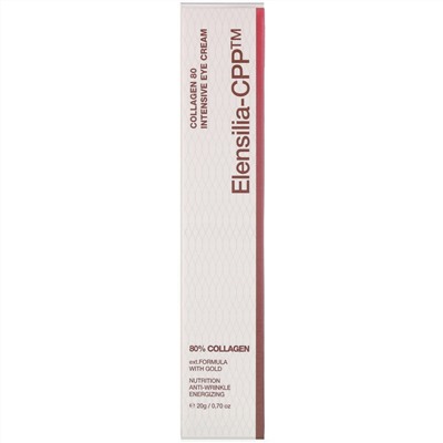 Elensilia, CPP Collagen 80%, крем интенсивного действия для области вокруг глаз, 0,70 г (20 г)