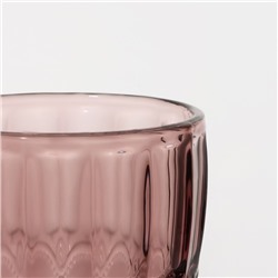 Бокалы для вина Magistro «Ла-Манш», 250 мл, 9×17 см, 6 шт., стекло, розовые