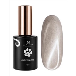MANITA Гель-лак для ногтей с эффектом кошачьего глаза / Korean Cat №03, 10 мл 28441