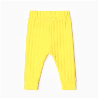 Штанишки детские, рост 68 см, жёлтые