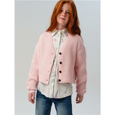 Кардиган трикотажный для девочек