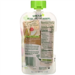 Sprout Organic, Baby Food, 6 Months & Up, Strawberry, Pear, Banana, 3.5 oz (99 g)