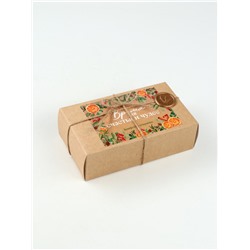 Конфеты шоколадные новогодние в коробке «Время для счастья и чудес», с сургучной наклейкой, 180 г