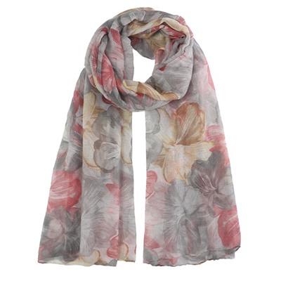 Палантин Т4-65 цветы