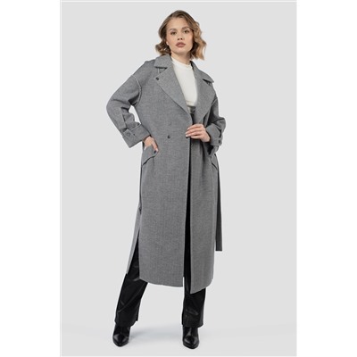 01-12150 Пальто женское демисезонное (пояс)