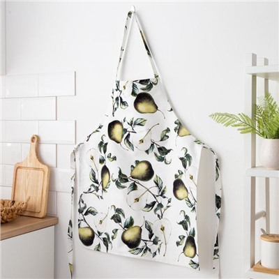 Фартук Этель «Груши», 60×65 см, 100% хлопок, саржа 190 г/м²