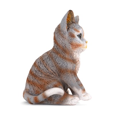 Садовая фигура из полистоуна «Полосатый Котёнок», 20×14×12 см