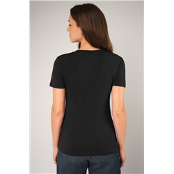 Женская футболка из вискозы с V-вырезом Happyfox