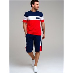 Комплект трикотажный для мужчин: фуфайка (футболка), шорты