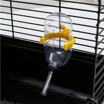 Клетка для грызунов «Пижон», 47×30×30 см, пластик, металл, чёрная