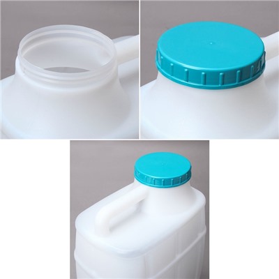 Канистра пищевая «Бочонок», 20 л, пластиковая, белая