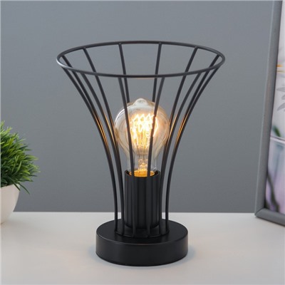 Настольная лампа «Чилли» Е27 40 Вт черный 18×18×19 см RISALUX