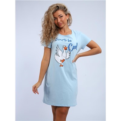 Агнесс - сорочка голубой