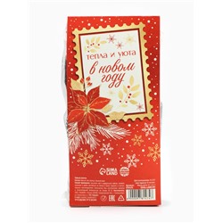 Чай новогодний чёрный «Снежной зимы в Новом году», вкус: корица и грецкий орех, 50 г