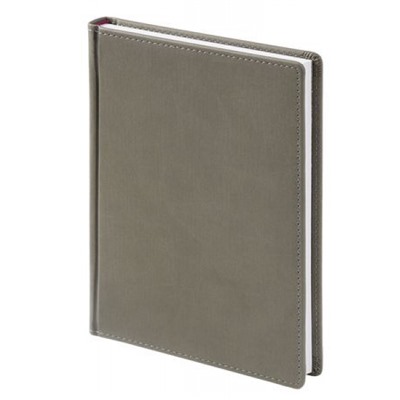Ежедневник 2026 г. А5+ 336 стр. "VELVET" (СЕРЫЙ) 3-123/13 Альт