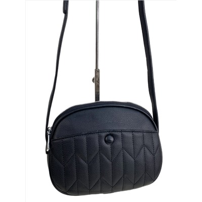 Женская сумка из искусственной кожи, цвет черный