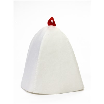 Шапка для бани и сауны «Занесён в Красную книгу», полиэстер, белая