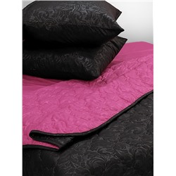 Комплект постельного белья с одеялом New Style КМ-028 черный-фуксия