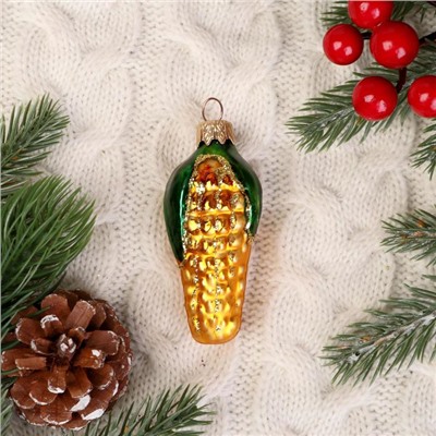 Ёлочное украшение «Кукуруза» h=9 см