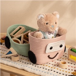 Корзина для игрушек SL Home «Грузовик», плетёная, ручной работы, 42×23×17 см