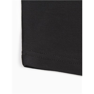 Пижама женская (футболка, шорты) MINAKU: Home collection, размер 48, чёрная