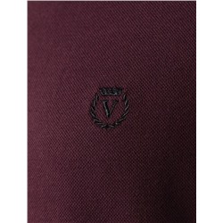 Футболка с V-вырезом из премиального хлопка с эластаном