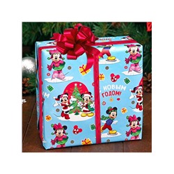 Бумага упаковочная глянцевая «С Новым годом», 50×70 см