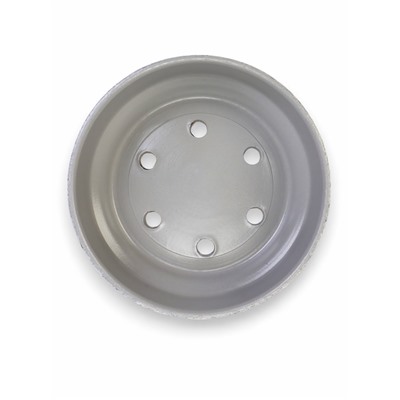 Горшок для цветов «Бонсай» керамический, с поддоном, для кактусов и суккулентов, 2 л, серый