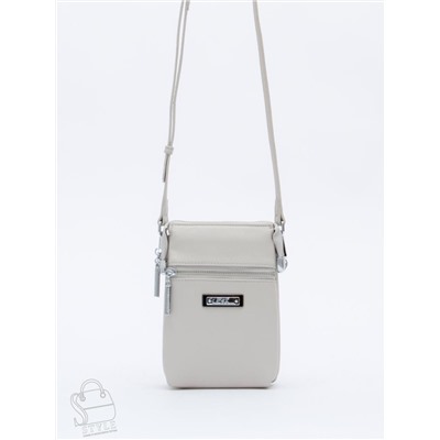 Сумка женская кожаная 0782CH l.gray Polina&Eiterou  в Новосибирске