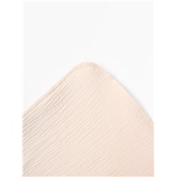 Полотенце - уголок муслиновое «Крошка Я», 75×75 см, хлопок 100%, сливочное