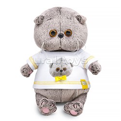 Кот Басик BABY в футболке с автопортретом