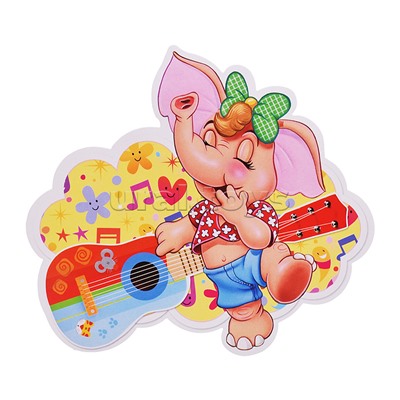 Украшение на скотче 263х318мм "До свидания, Детский Сад"