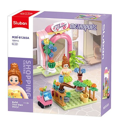 Конструктор "Цветочный магазин" (111 дет.)