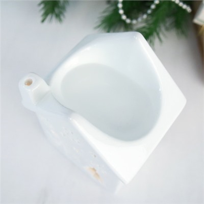 Аромалампа Домик 12 см новогодняя / 936 /уп 96/ПРОМО АКЦИЯ