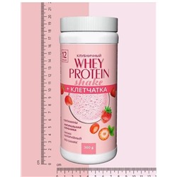 Протеиновый коктейль с клетчаткой и клубникой, 360 г